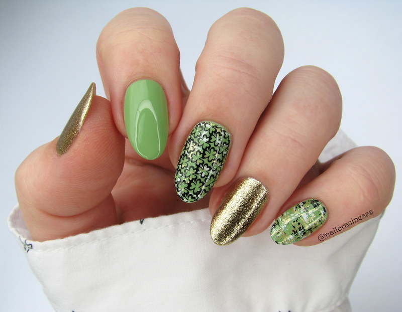 st patrick's day nails designs
