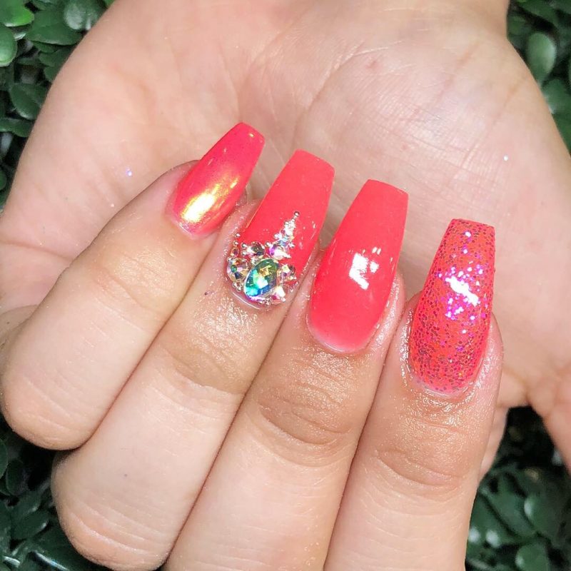 elegant valentine's nails art ideas