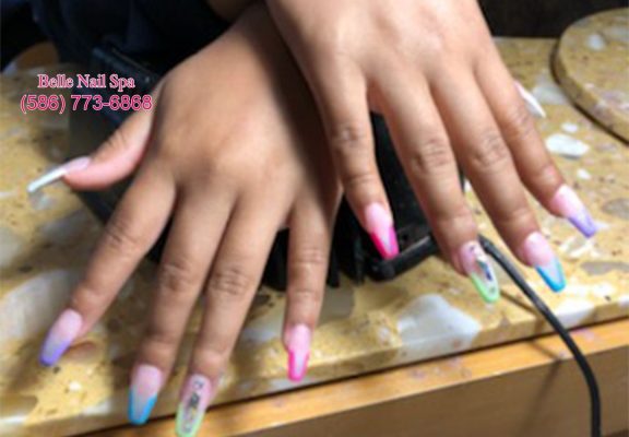 belle nail spa Michigan