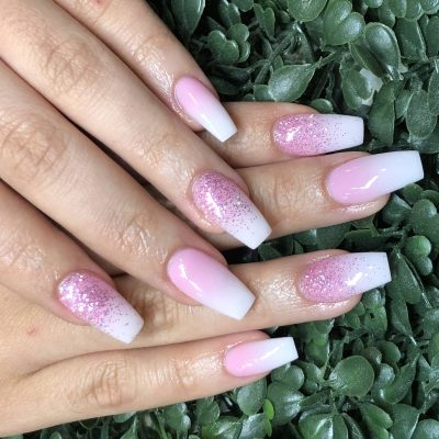Glitter pink idea | T Nails | Knoxville, TN 37934
