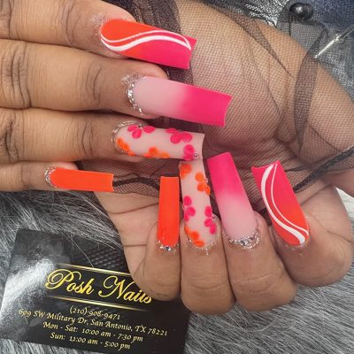 Stunning Nail Art Designs at Posh Nails - Nail salon SW Military Dr, San Antonio, TX 78221