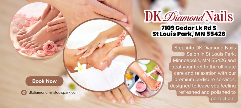How much should you spend on a pedicure? Affordable nail salon near me DK Diamond Nails in St Louis Park, Minneapolis, MN 55426