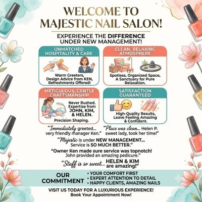 Looking for Your Next Go-To Nail Spot? Here Is Why Majestic Nail Bar Suwanee Is Winning Over First-Timers