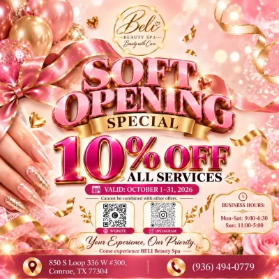 Get Spooky & Stylish: Halloween Nail Art at Beli Beauty Spa Nail Salon in Conroe, TX 77304